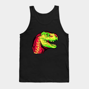 T-Rex Interactive Magenta&Green Filter T-Shirt By Red&Blue Tank Top